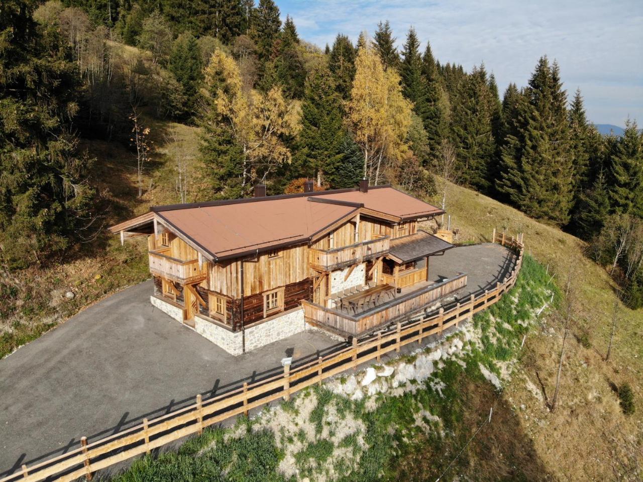 Villa Almhütte Lengau Saalbach-Hinterglemm Exterior foto