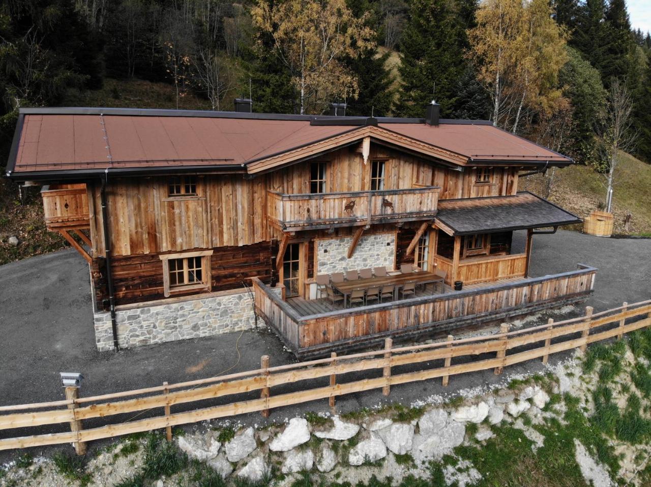 Villa Almhütte Lengau Saalbach-Hinterglemm Exterior foto